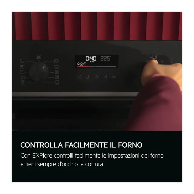 AEG Forno da incasso pirolitico Series 5000 60 cm TU5PB43SM, vista 4