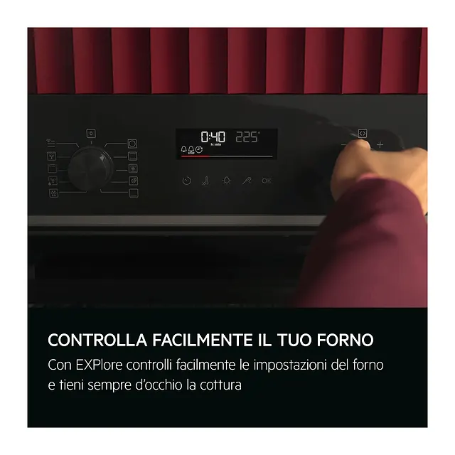 AEG Forno da incasso pirolitico Series 5000 60 cm TU5PB43SM, vista 6