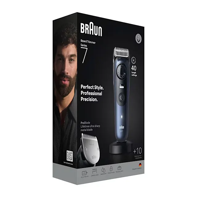 Braun Regolabarba BeardTrimmer 7 BT7540, vista 2