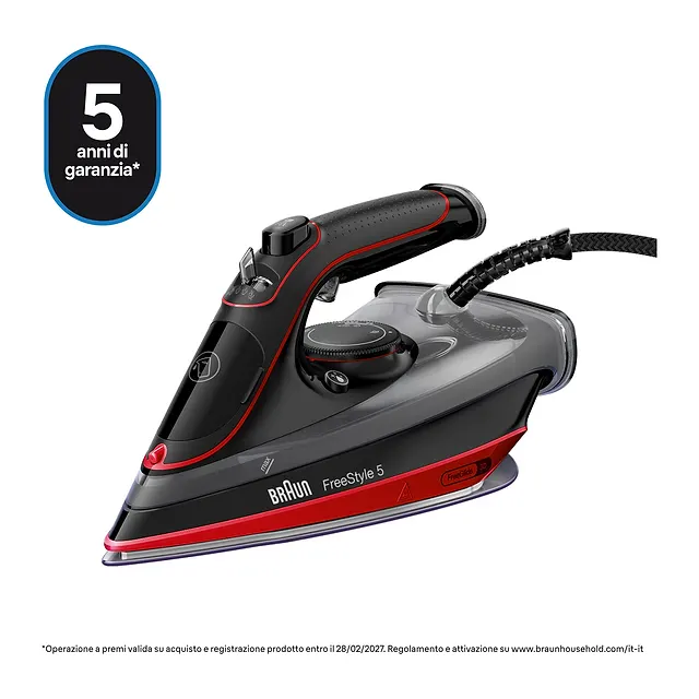 Braun Ferro da stiro TexStyle 5 SI 5057 RD