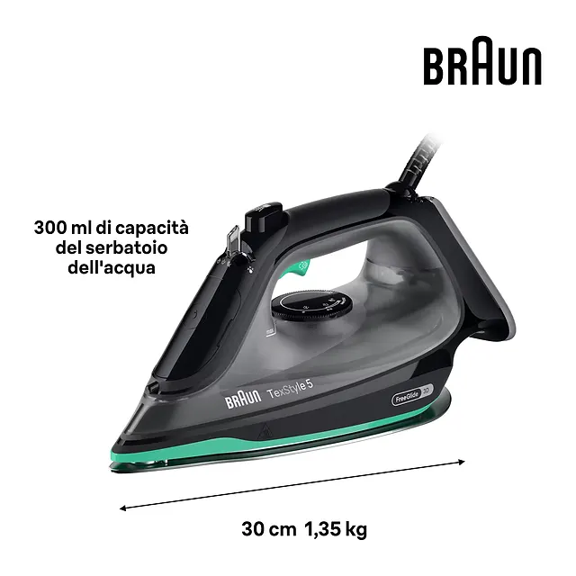 Braun Ferro da stiro TexStyle 5 SI 5277 GR, vista 4