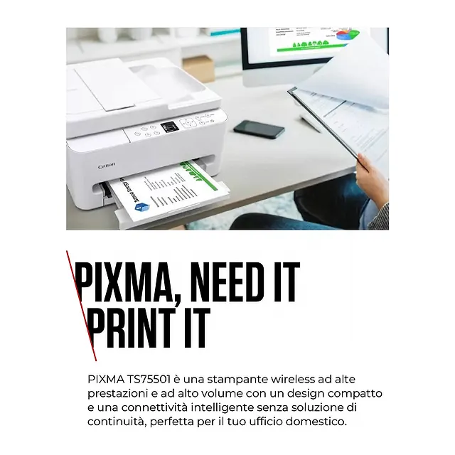 Canon PIXMA TS7550i, vista 3