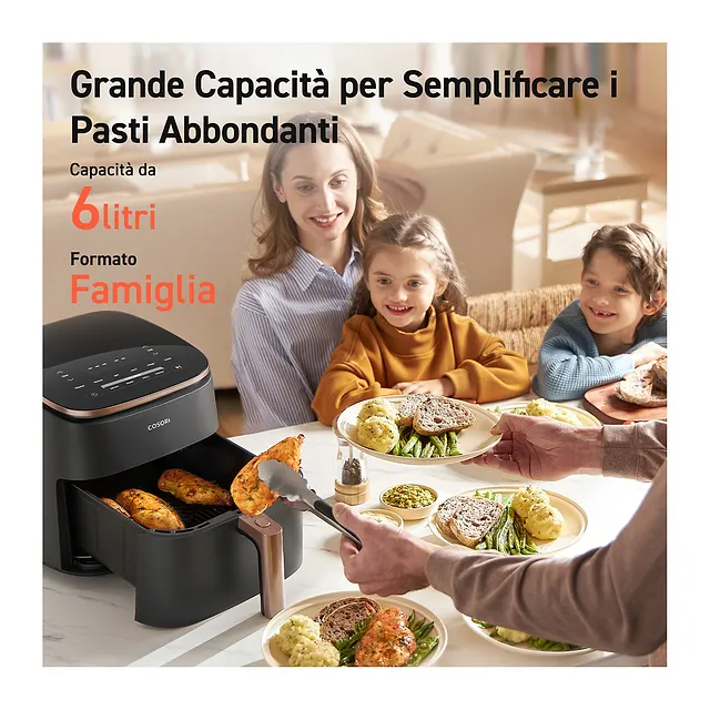 Cosori Turbo Blaze Chef Edition 6 L, vista 4