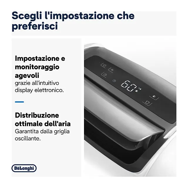 De'Longhi Deumidificatore 25 L/24h DDSX225, vista 6