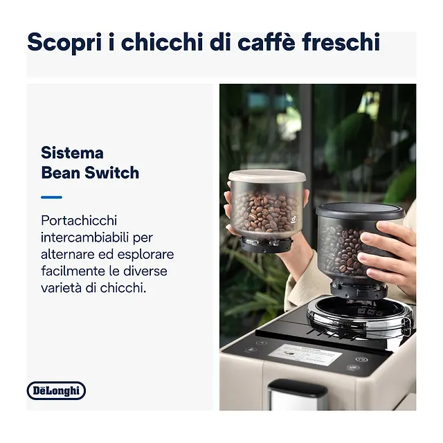 De'Longhi Rivelia 16 bevande EXAM440.55 Sand Beige, vista 4