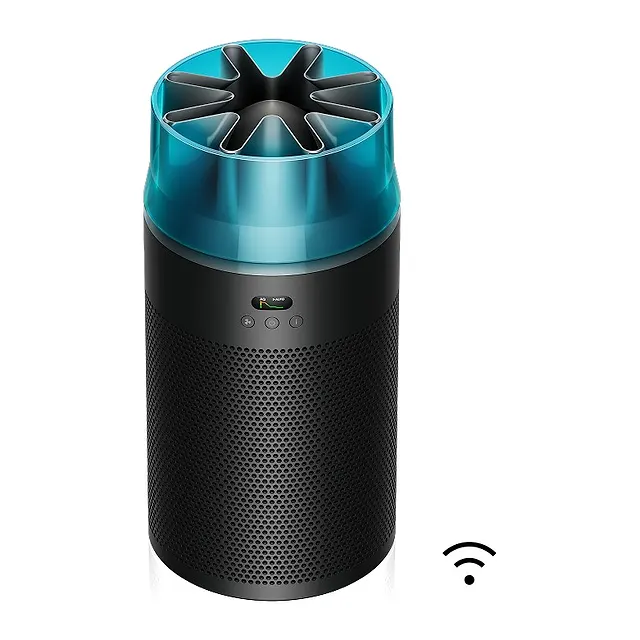 Dyson HushJet Purifier Compact HJ10 Nero e turchese