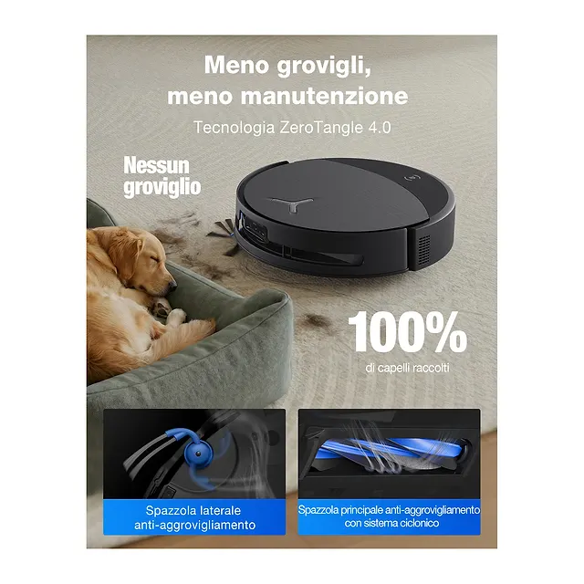 Ecovacs Robot aspirapolvere e lavapavimenti DEEBOT T90 PRO OMNI EU, vista 4