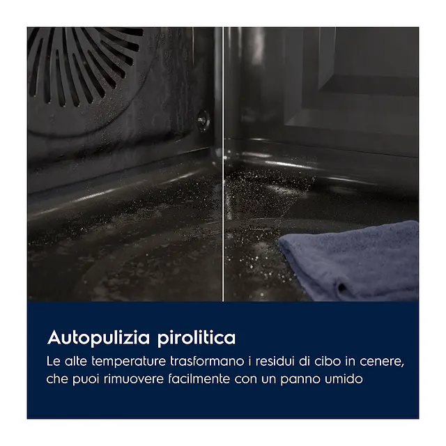Electrolux Forno da incasso pirolitico 60 cm EOF4P56H, vista 4