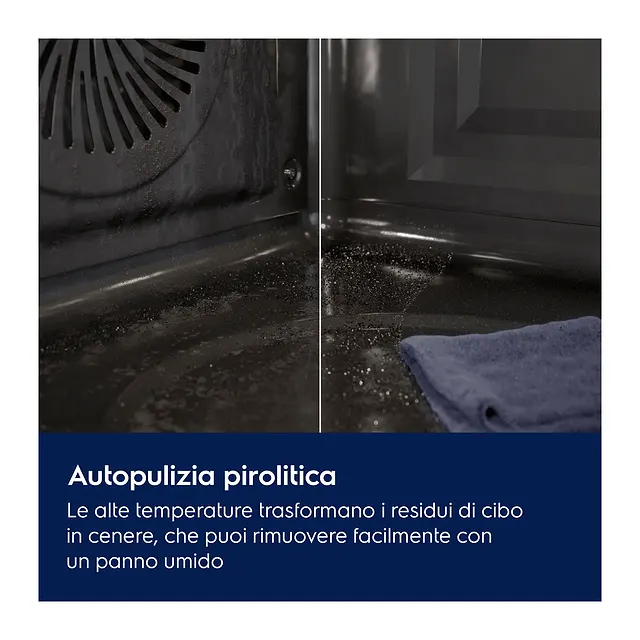 Electrolux Forno da incasso pirolitico 60 cm EOF4P56H, vista 5