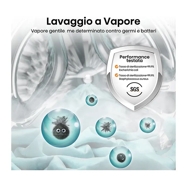 Hisense Lavasciuga 10/6 kg WDQA1014EVJM, vista 5