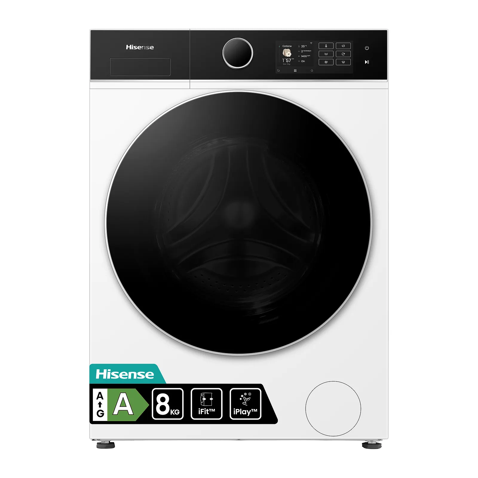 Hisense Lavatrice 8 kg WF5I8043BWF