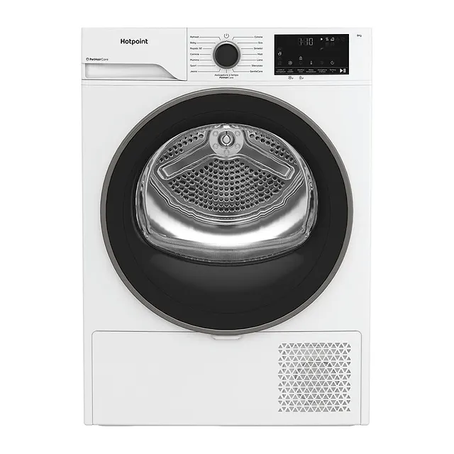 Hotpoint Asciugatrice a pompa di calore 8 kg HPT 84D BS IT