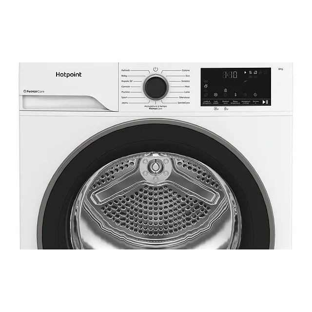 Hotpoint Asciugatrice a pompa di calore 8 kg HPT 84D BS IT, vista 4