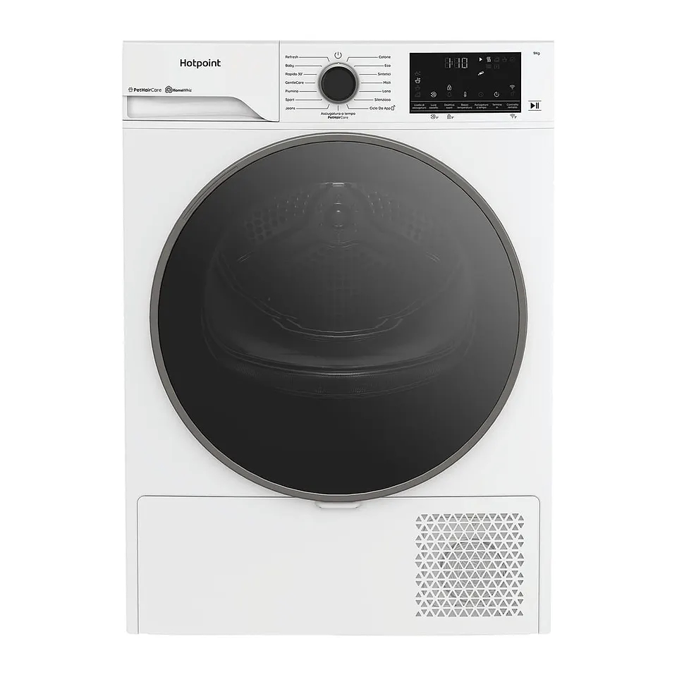 Hotpoint Asciugatrice a pompa di calore 9 kg HPT 96D BS IT