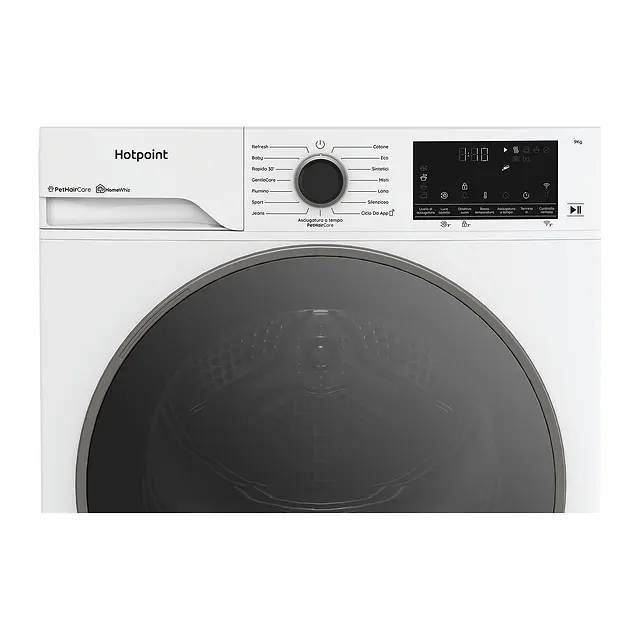 Hotpoint Asciugatrice a pompa di calore 9 kg HPT 96D BS IT, vista 6