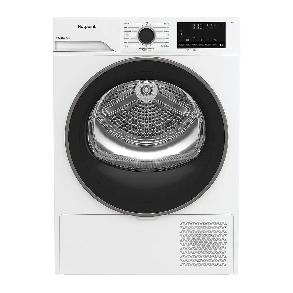 Hotpoint Asciugatrice a pompa di calore 7 kg HPTS 74D BS IT