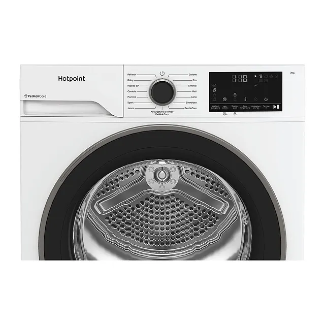 Hotpoint Asciugatrice a pompa di calore 7 kg HPTS 74D BS IT, vista 6