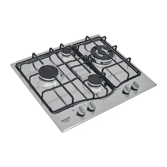 Hotpoint Piano cottura a gas 60 cm PCN 642 T/IX/HAR, vista 3