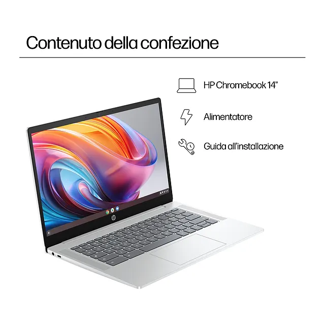 HP Chromebook 14a-nf0017nl (Core i3, 8 GB, 256 GB), vista 4