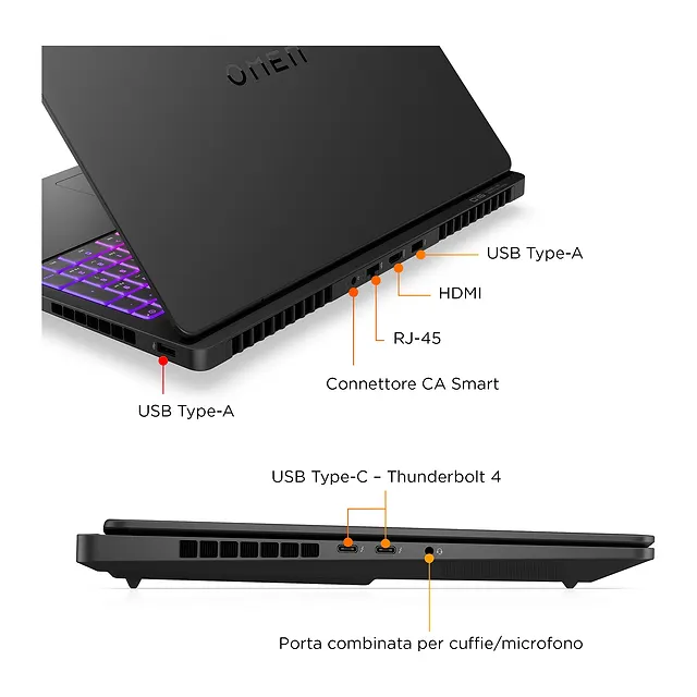 HP OMEN MAX 16, vista 4