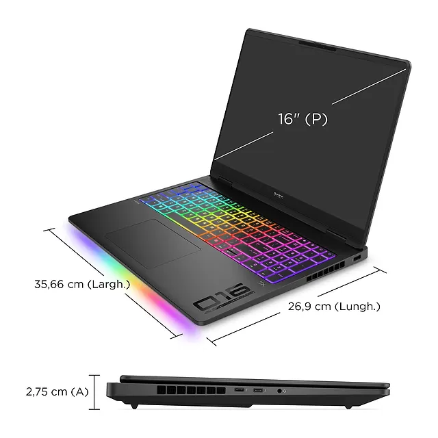HP OMEN MAX 16, vista 6
