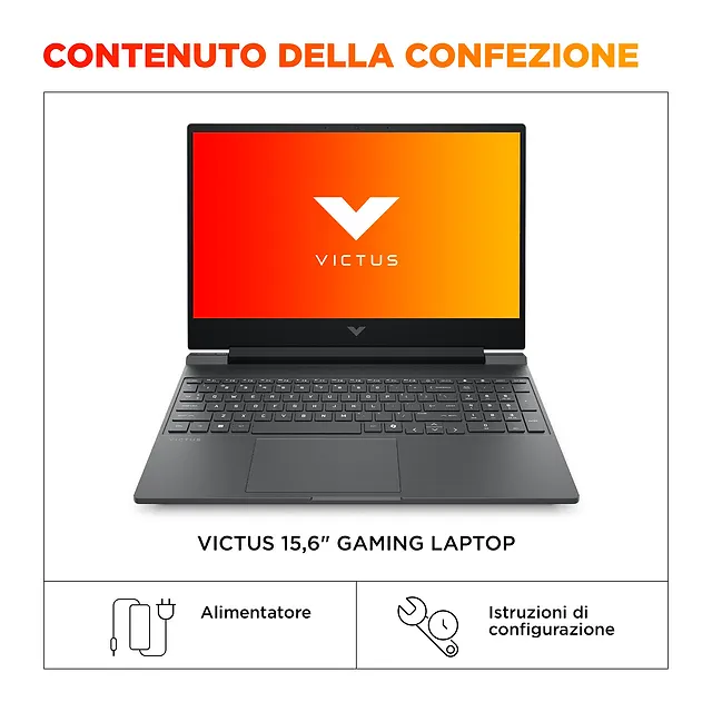 HP Victus 15, vista 5
