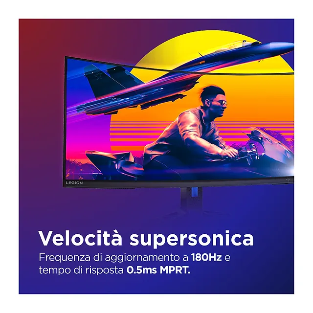 Lenovo Monitor Legion 34" 67C7GACBIT, vista 3