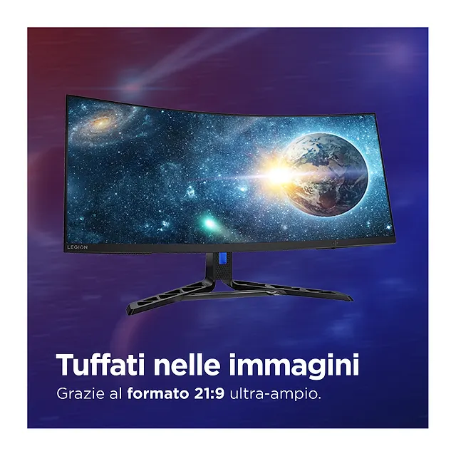 Lenovo Monitor Legion 34" 67C7GACBIT, vista 5