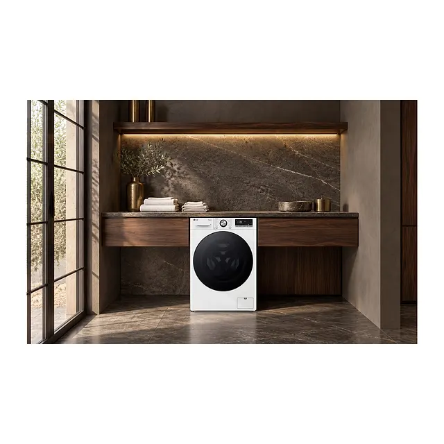 LG Lavatrice AI DD 9 kg F4R7009TSWB, vista 4
