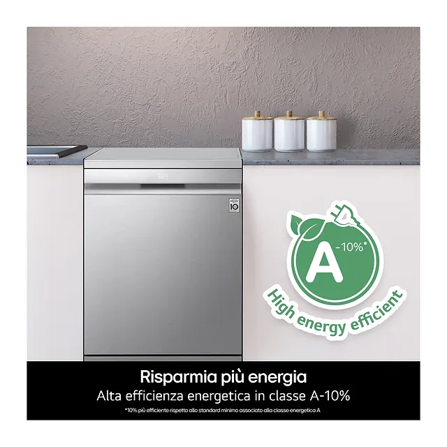 LG Lavastoviglie 60 cm 14 coperti DF587HVS, vista 6