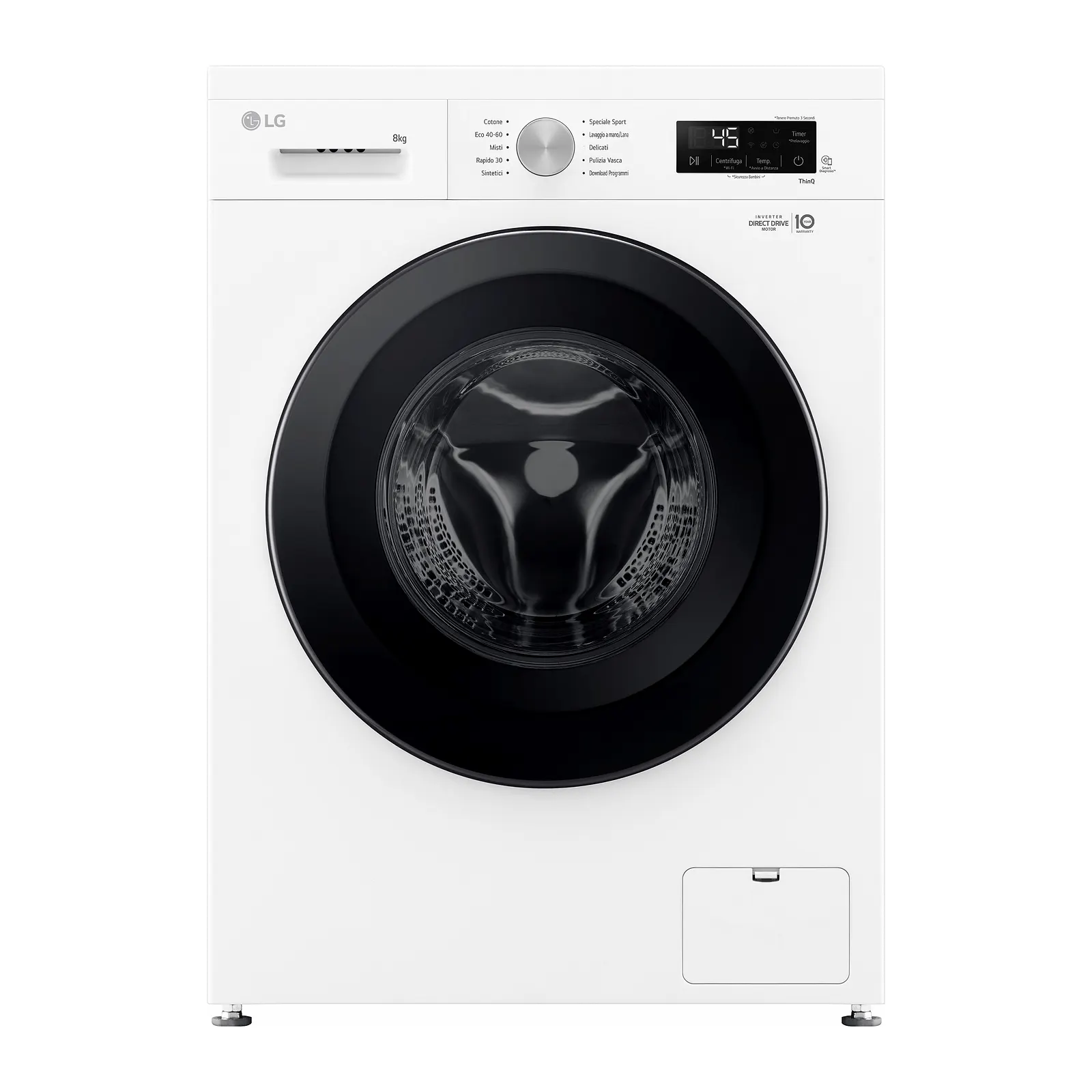 LG Lavatrice 8 kg F4NX1008NWK