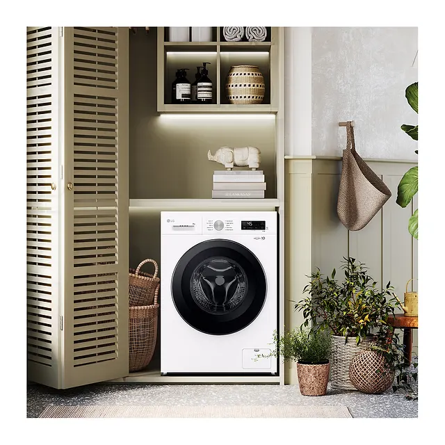 LG Lavatrice 8 kg F4NX1008NWK, vista 4