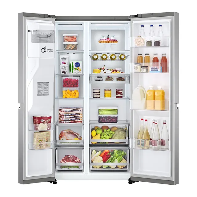 LG Frigorifero side-by-side 635 L GSLV90PZAD, vista 3
