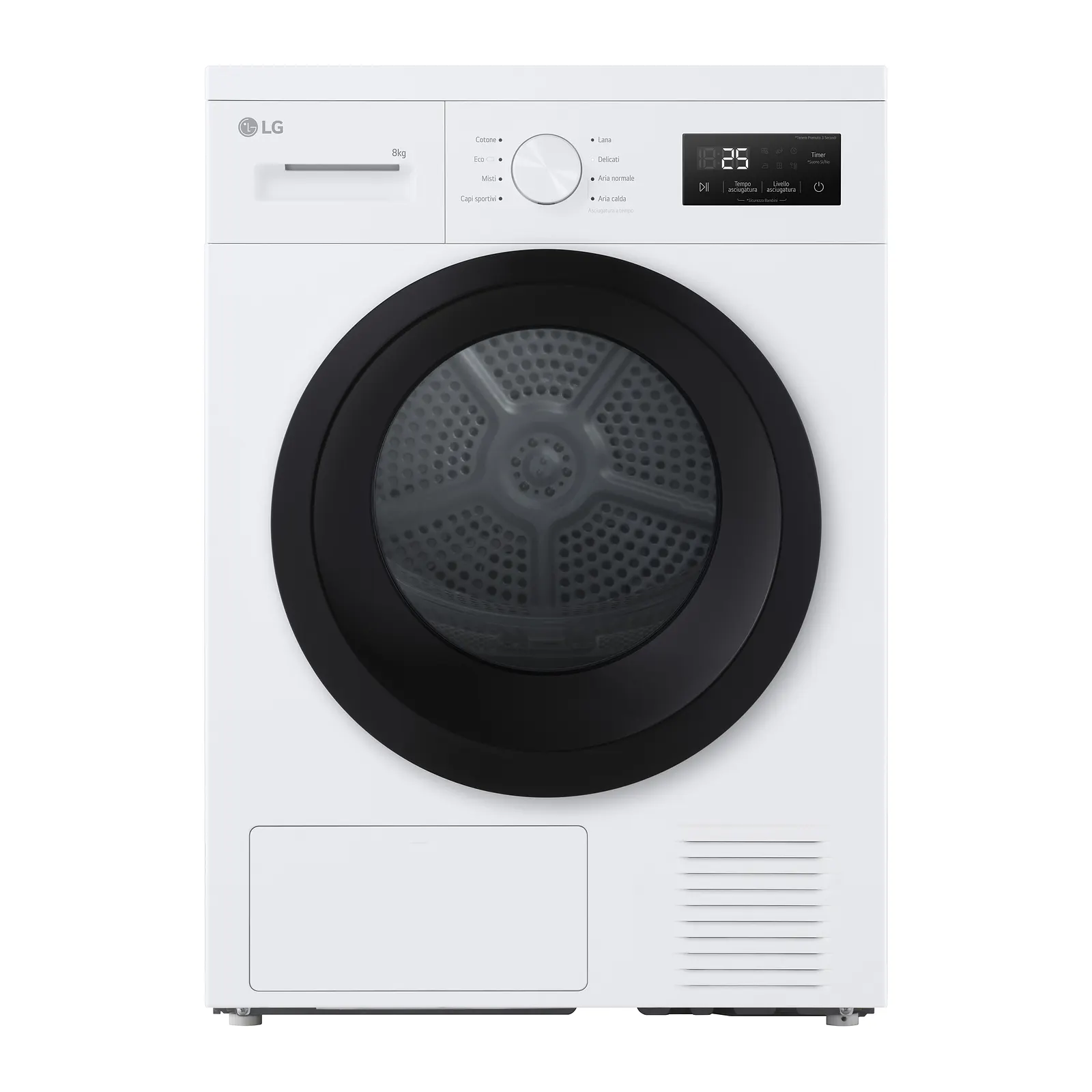 LG Asciugatrice a pompa di calore 8 kg RNA1008NWK