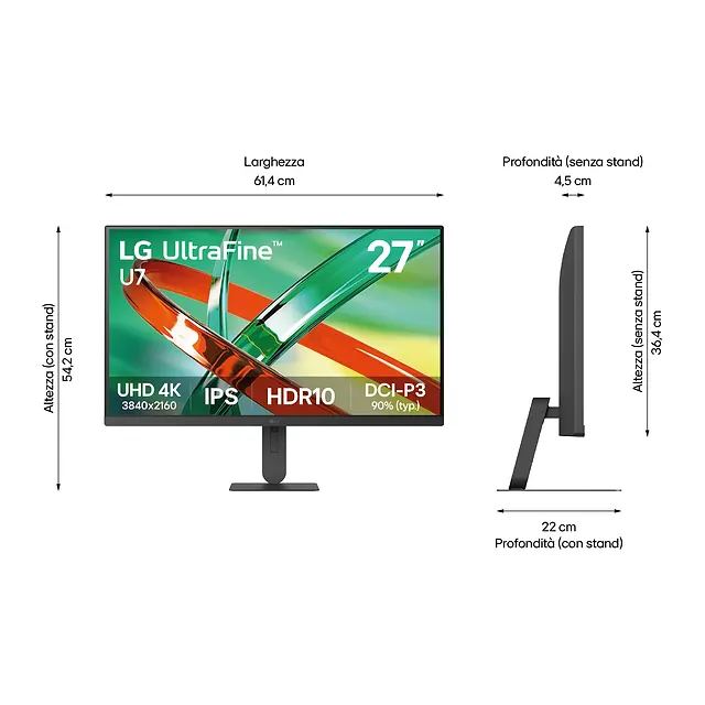 LG UltraFine 27U711B, vista 6