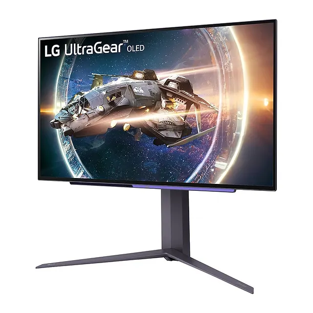 LG UltraGear 27GR95QE OLED 240 Hz, vista 2