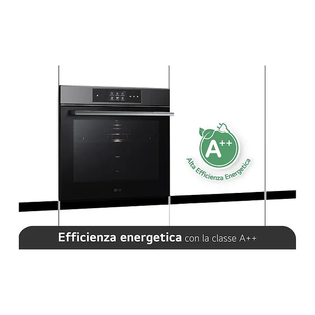 LG Forno da incasso pirolitico a vapore 76 L WSED7665B, vista 6