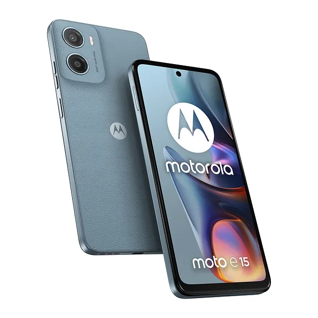 Motorola moto e15 Misty Blue