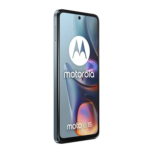 Motorola moto e15 Misty Blue, vista 4