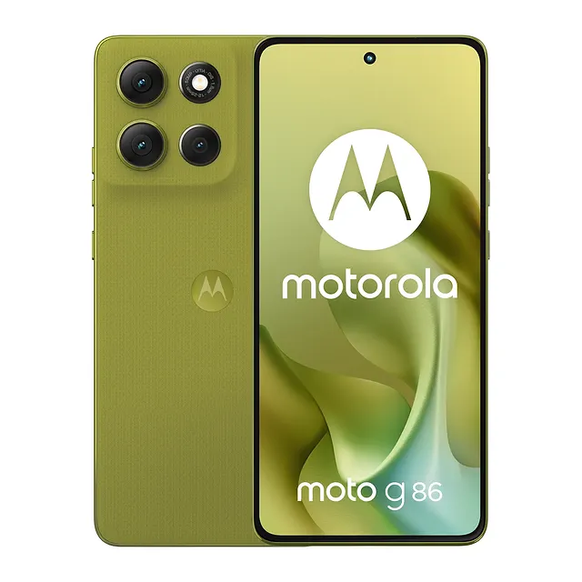 Motorola moto g86 Golden Cypress, vista 2