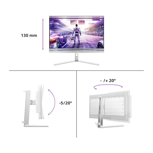 Philips Monitor Evnia 26,5" 27M2N8500/00, vista 4