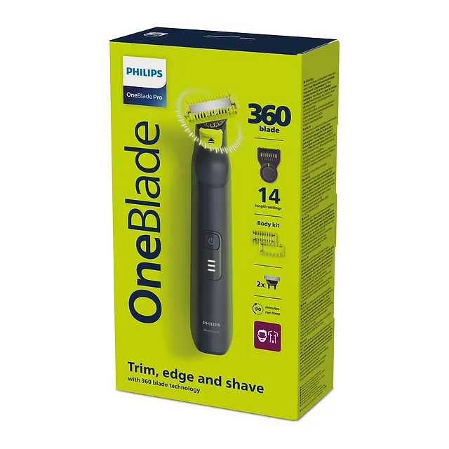 Philips OneBlade Pro 360 Face + Body QP6542/15, vista 3