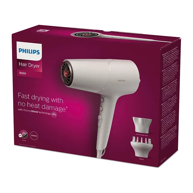 Philips Asciugacapelli Serie 5000 BHD501/20, vista 2