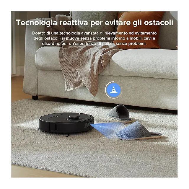 Roborock QR 598 con stazione tutto in uno, vista 6