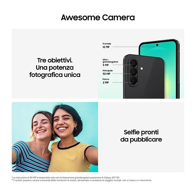 Samsung Galaxy A27 5G Black, vista 4