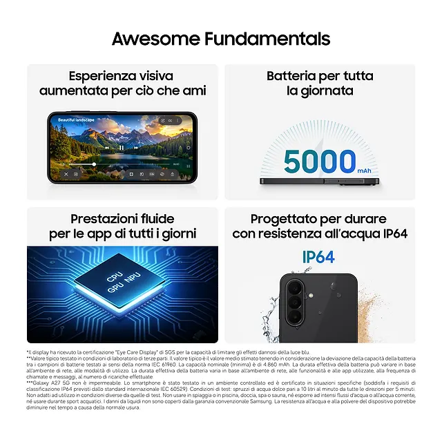 Samsung Galaxy A27 5G Black, vista 5