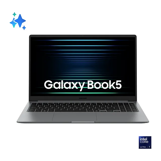 Samsung Galaxy Book5 15,6" (Core Ultra 7, 32 GB, 1 TB), vista 2