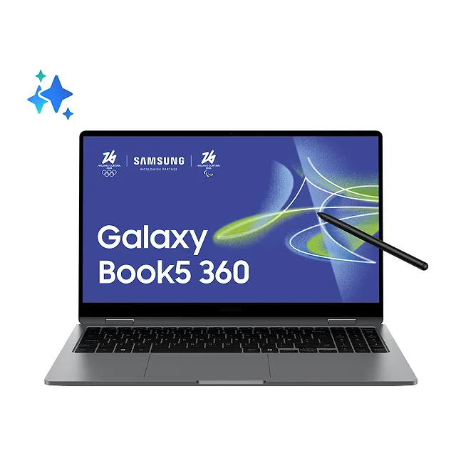 Samsung Galaxy Book5 360 15,6" (Core Ultra 5, 16 GB, 512 GB), vista 2