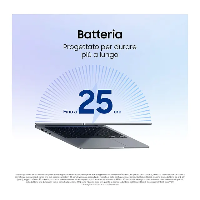 Samsung Galaxy Book6 14" (Core 5, 8 GB, 256 GB), vista 3