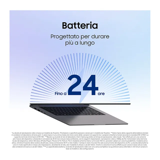 Samsung Galaxy Book6 16" (Core Ultra 7, 16 GB, 512 GB), vista 3